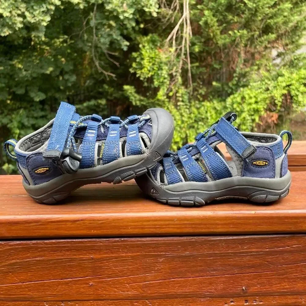 Keen Toddler 9 Newport H2 Waterproof Blue Boys Sandals